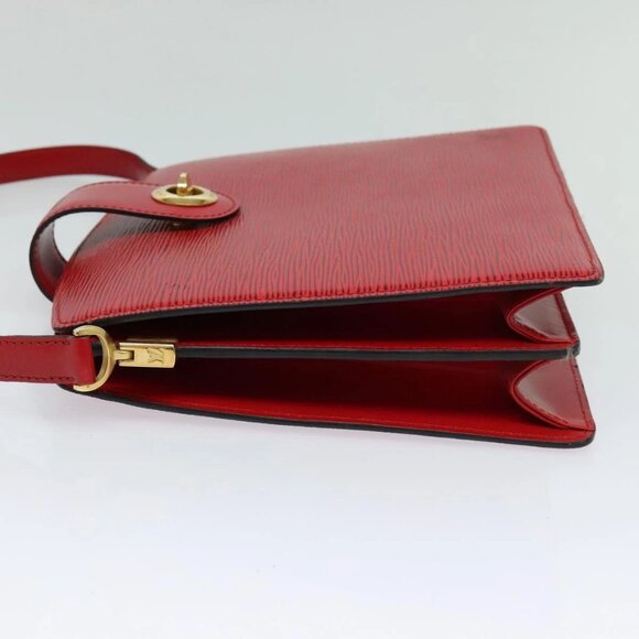 LOUIS VUITTON Epi Capuchin Shoulder Bag Red M52347 LV Auth - Picture 10 of 16
